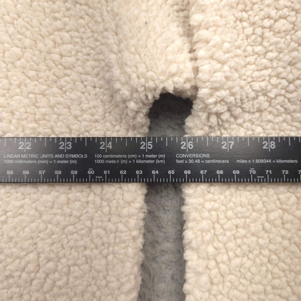 Disney Mickey Mouse Sherpa 1/4 Zip Pullover XXL Let It Snow Winter Sports - Picture 9 of 13